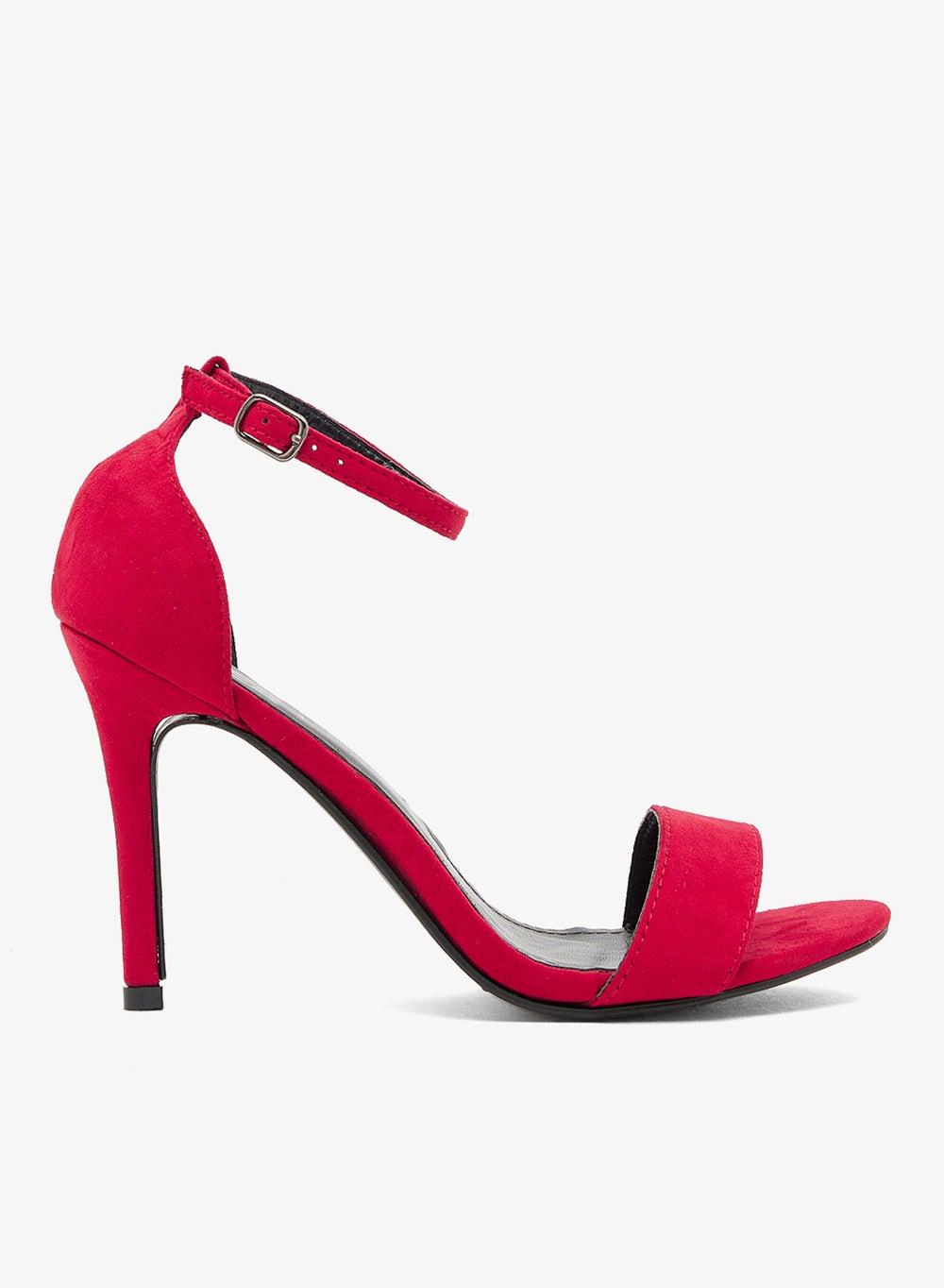 F10768Df1 Red High Heel Sandal for Women - Image 1