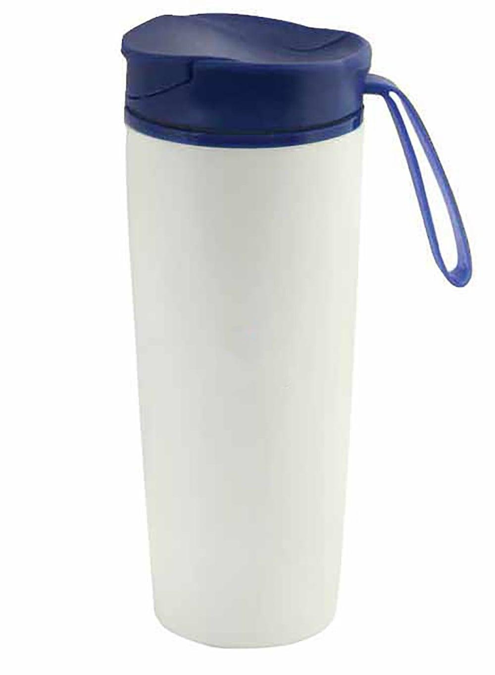 EUNOIA Hans Larsen Anti-Spill Suction Mug 470ml Blue Lid - Image 1