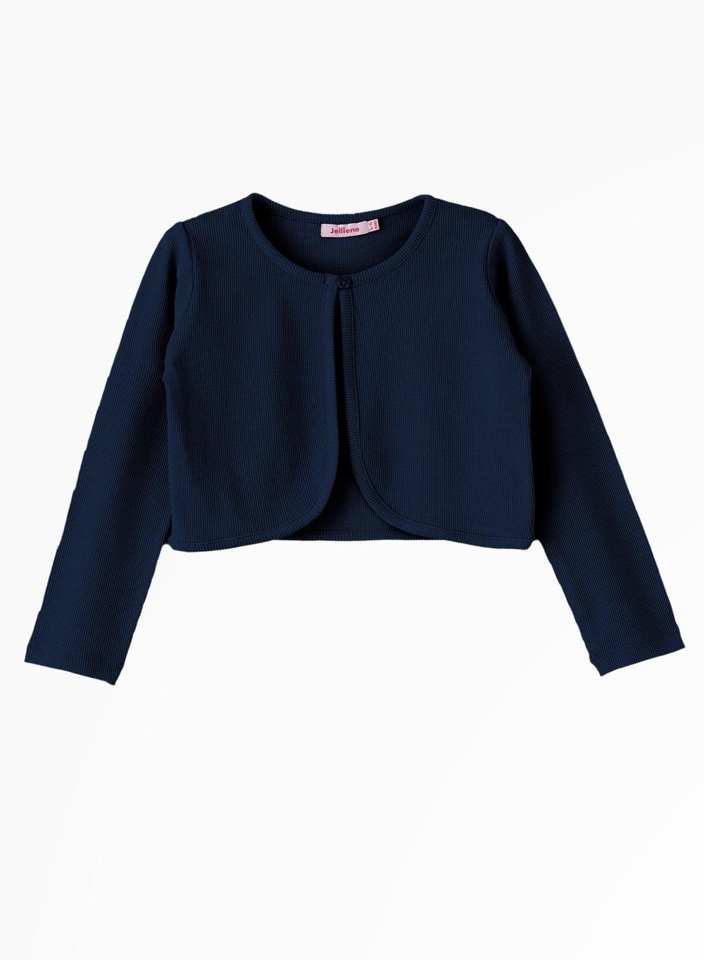 Girls Multicolour Cotton Knit Shrug Kttng Sp2410D - Image 1