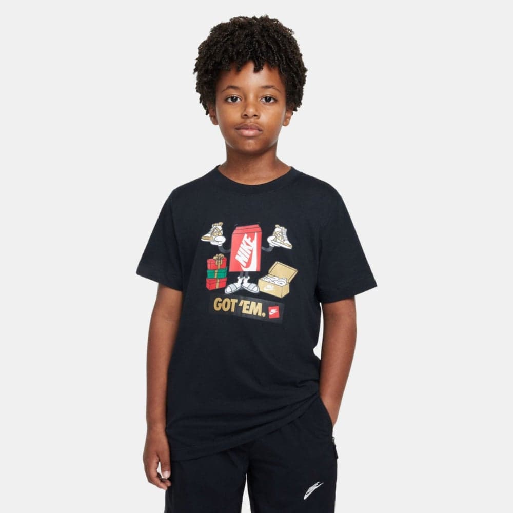 Nike Kids Sportswear Tee Nkhf5995 010 Black - Image 1