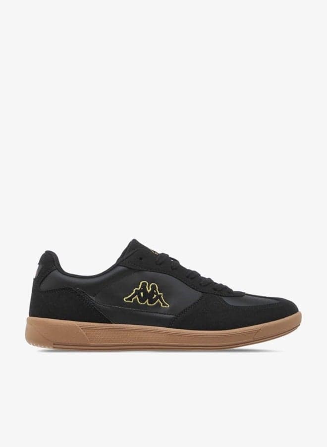 Kappa Ss25M049Black Logo Embossed Men’s Sports Sneakers - Image 1