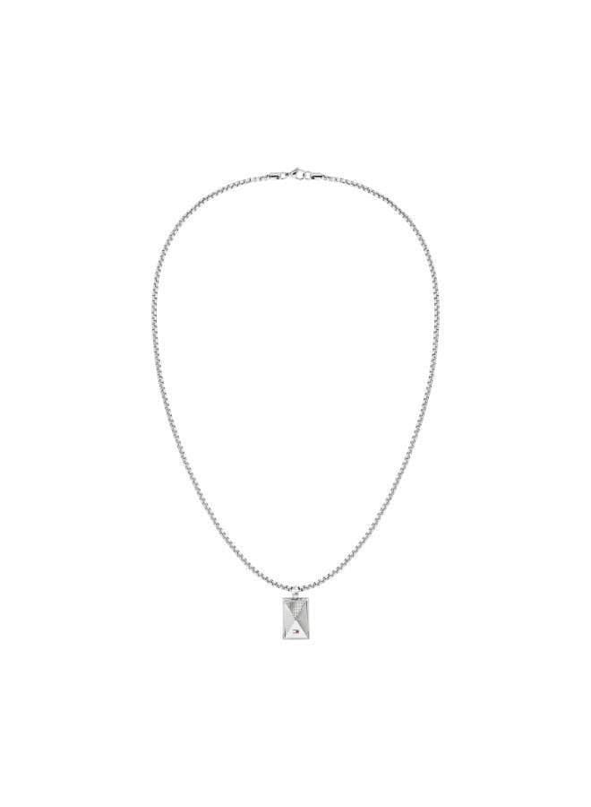 Tommy Hilfiger 2790564 Geometric Steel Pendant Necklace - Image 1