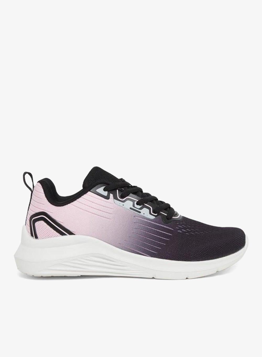 Ombre Print Lace-Up Low Top Sneakers - Image 1
