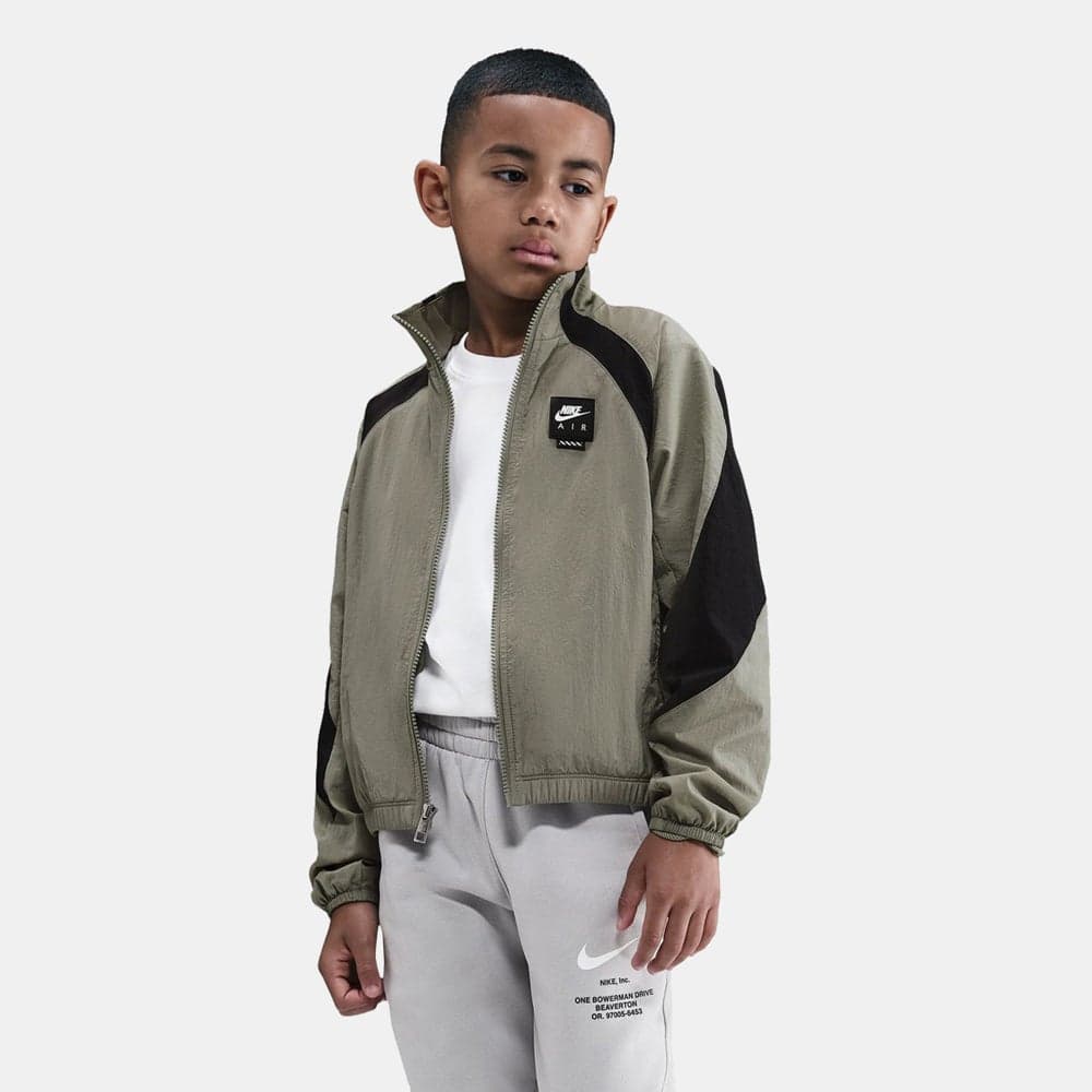 Kids Air Woven Track Jacket Green Classic Fit - Image 1