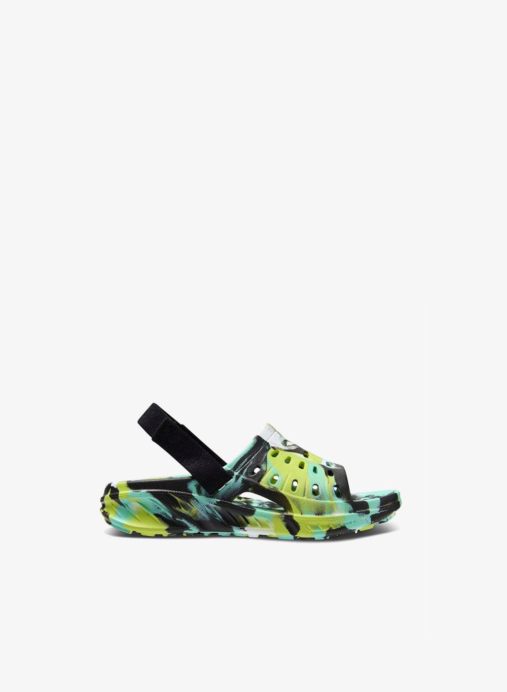 Boys Trekking Slide – Marbled Citrus Grip Comfort - Image 1