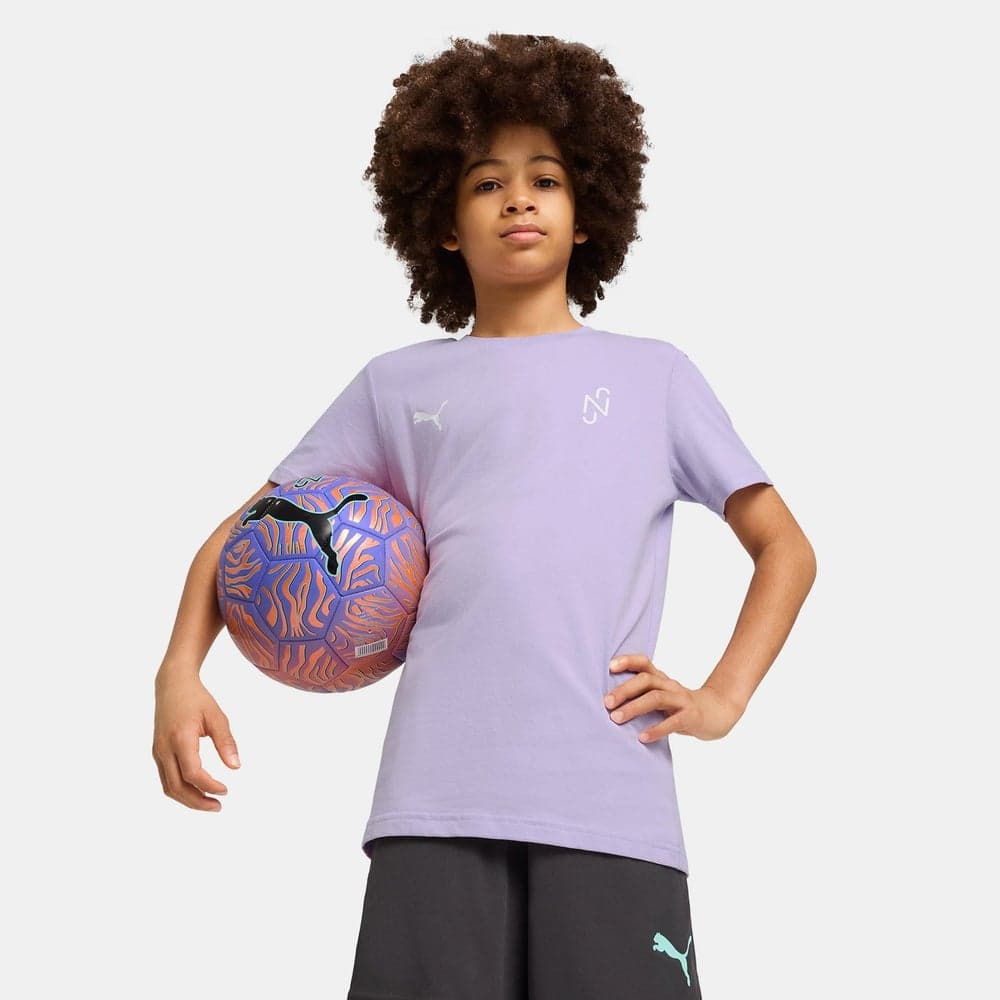 PUMA Kids Neymar Jr Creativity Purple T-Shirt - Image 1
