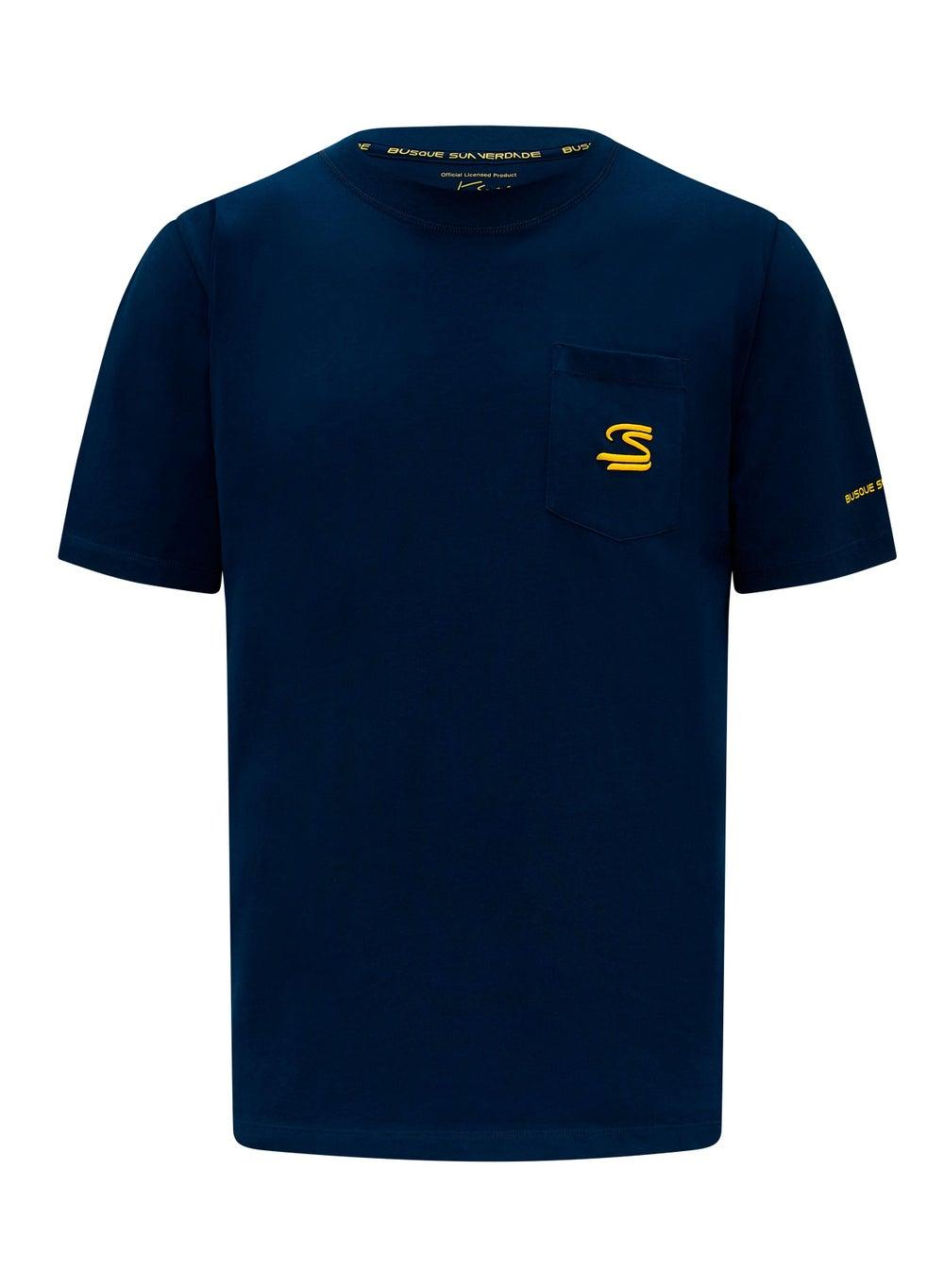 Ayrton Senna Legacy Pocket Tee Pageant Blue - Image 1