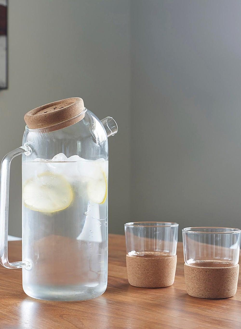 ZOSSEN Hans Larsen Glass Carafe Set with Tumblers - Image 1