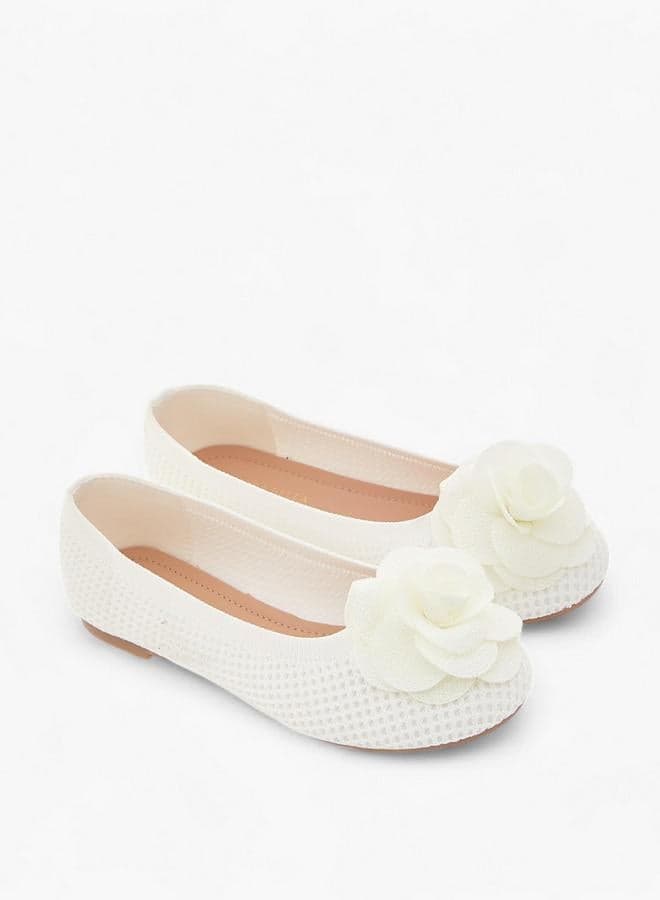 Flora Bella BS101 Floral Slip-On Ballerina Flats - Image 1