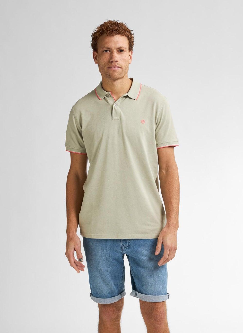 Desert Sage Classic Men’s Polo Short Sleeve - Image 1