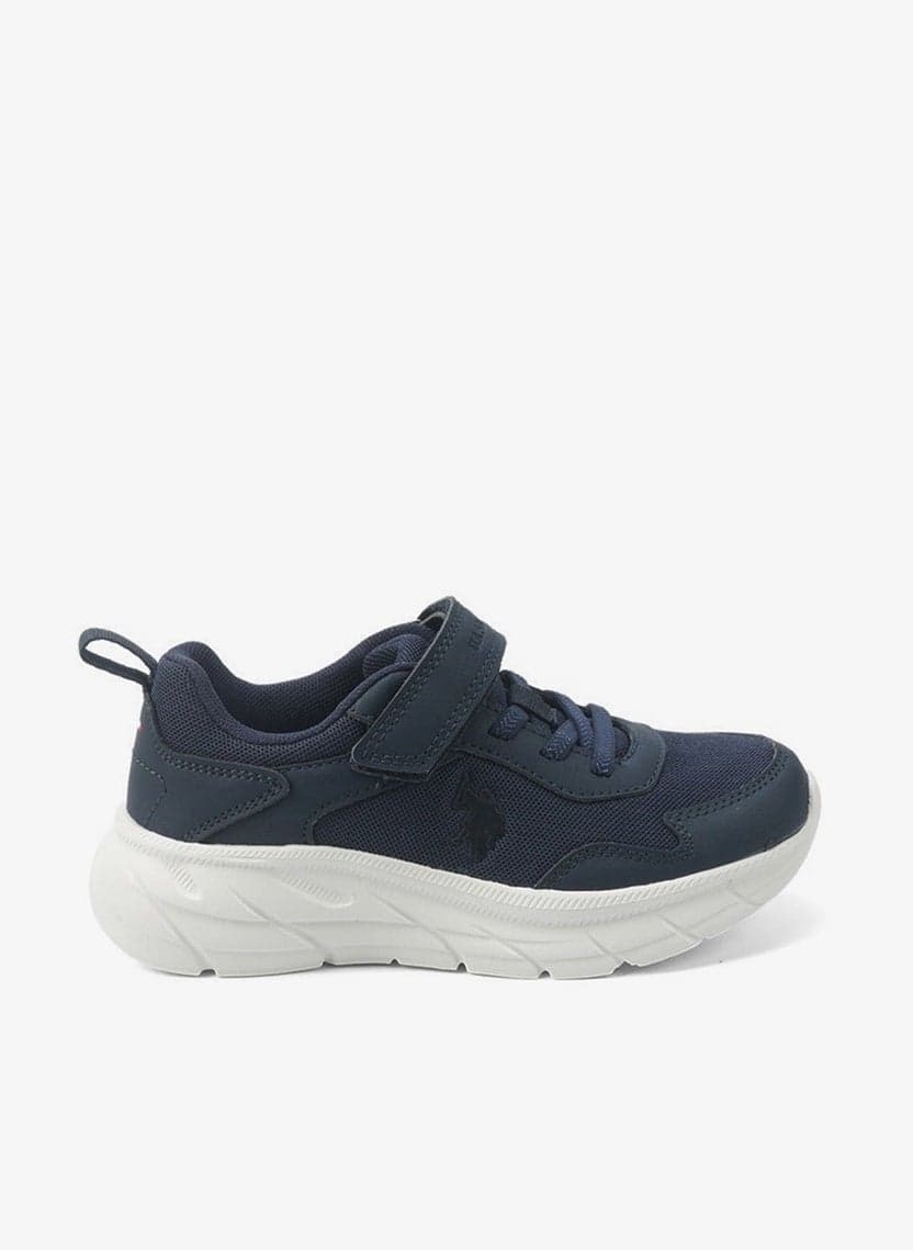 Kids Navy Velcro Mesh Sneakers 640419900000 - Image 1