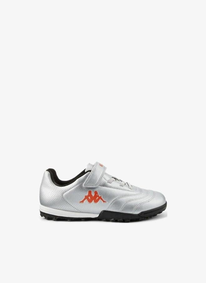 Boys Grey Football Shoes Yl Sxgag01 Hook Closure - Image 1