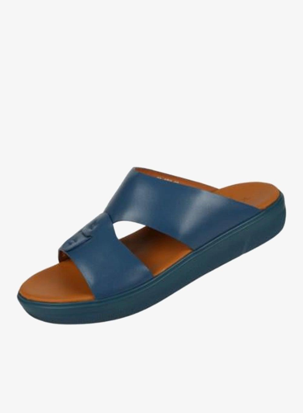 Josef Seibel JS508 Blue Leather Arabic Sandals - Image 1