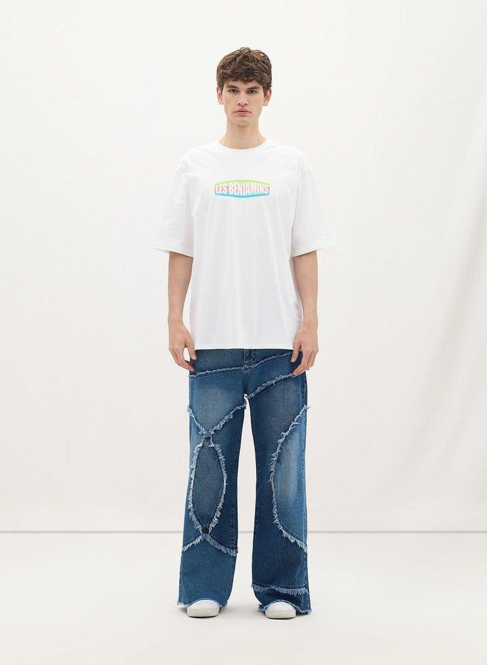 DENIM PANT 102 Light Navy Flared Jeans - Image 1