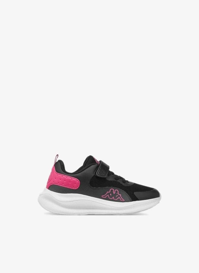 Black Panelled Sports Shoes Ck24936Gp for Girls - Image 1