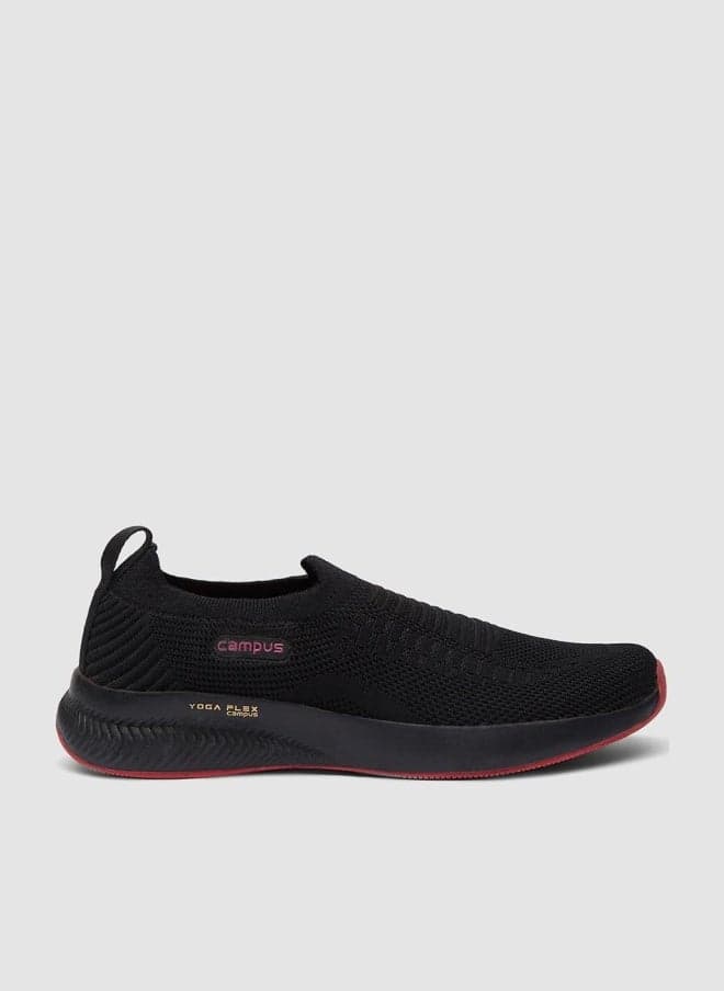 Women’s Black Slip-On Sneakers 22L 204 Lightweight Knit - Image 1