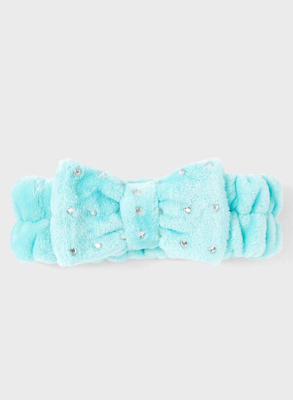 Girls Blue Makeup Bow Headband CL28680 - Image 1