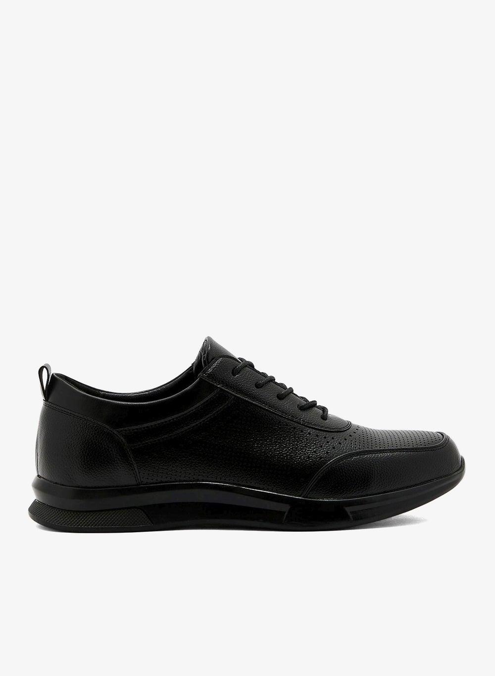 Gx2337 Refined Black Semi Casual Lace-Ups - Image 1