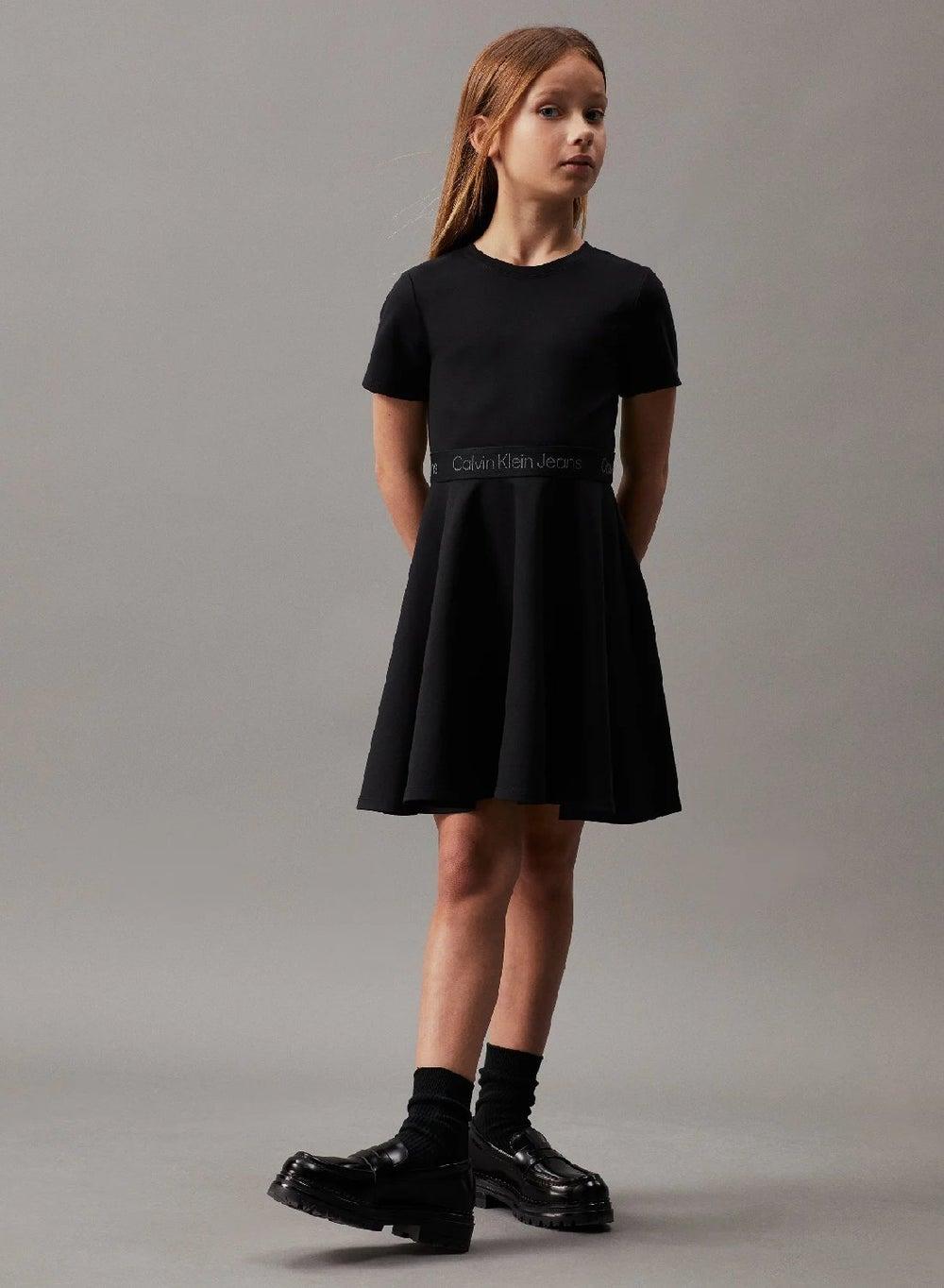 Calvin Klein Kids Punto Milano Flared Dress - Image 1