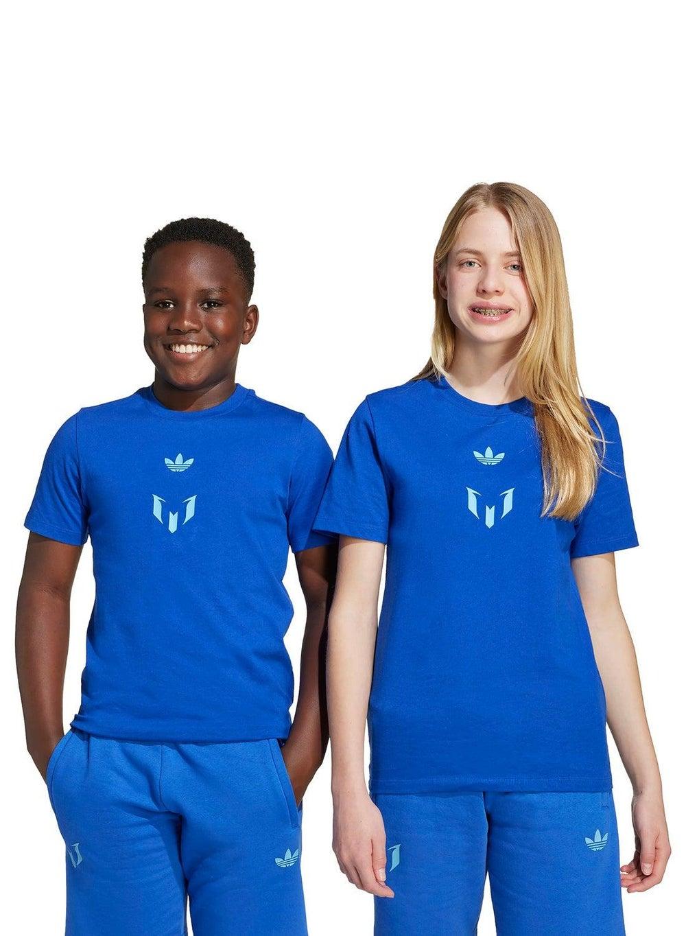 adidas Messi Logo Junior Football Tee Y ROYBLU - Image 1