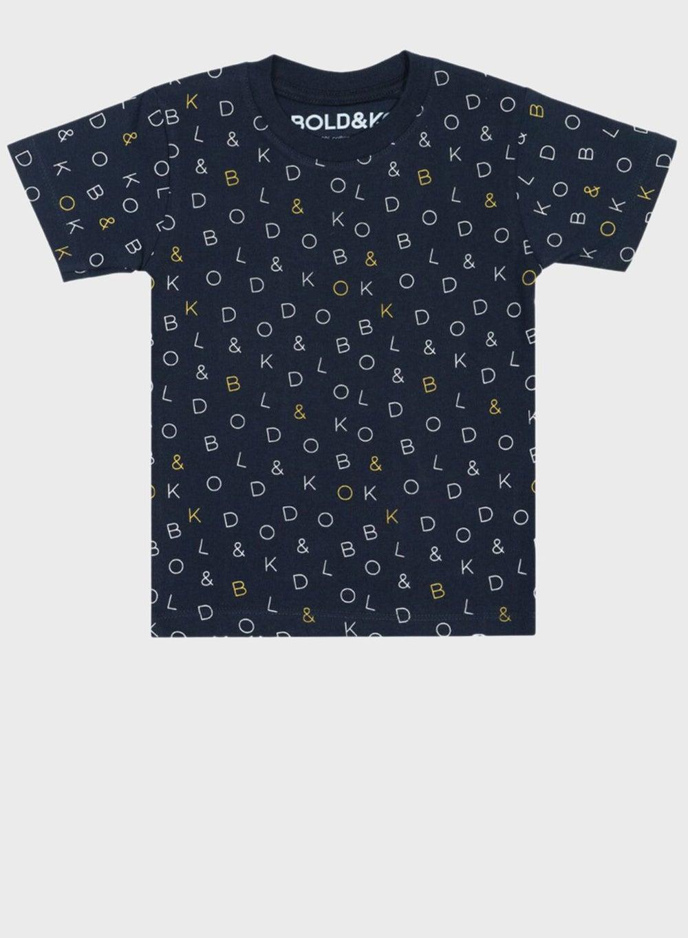 Kids AOP Signature Cotton Graphic T-Shirt - Image 1