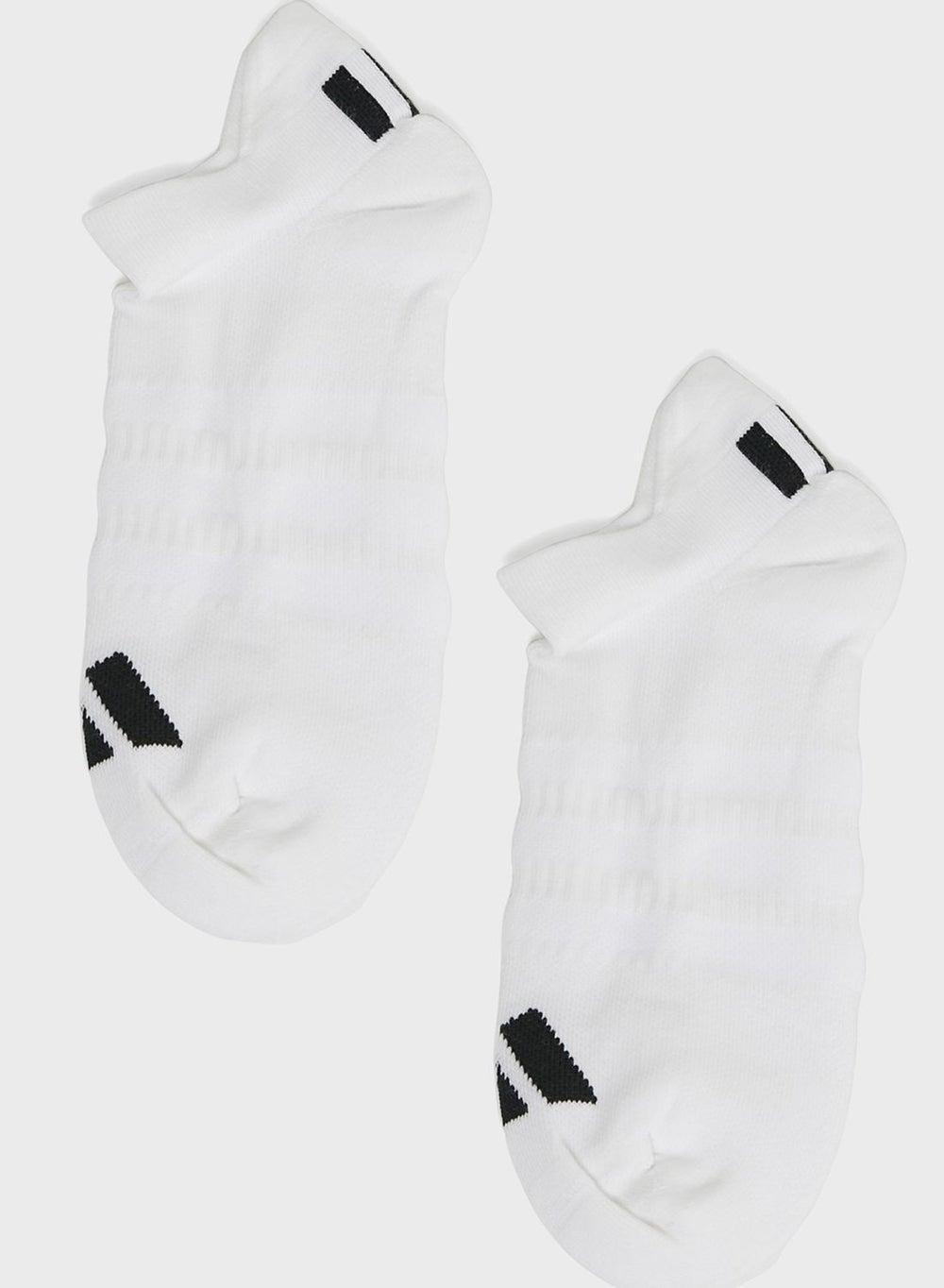 Adidas IQ2868 6-Pack White Ankle Socks - Image 1