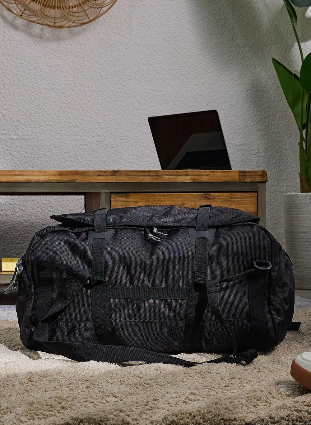 VL352 Premium Black Travel & Gym Duffel Bag - Image 1