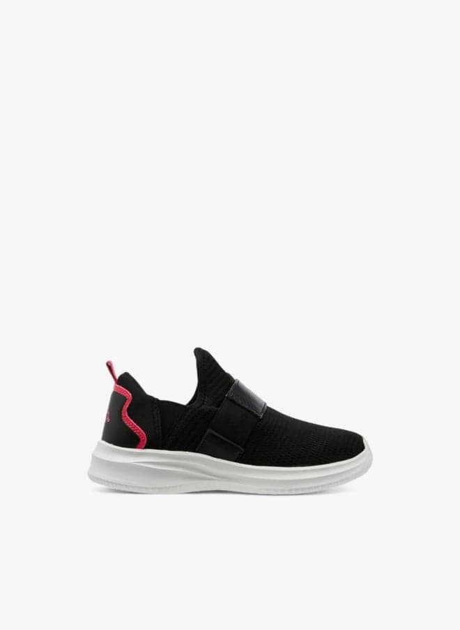 Girls’ Panelled Slip-On Sneakers CK24937GJ Black - Image 1