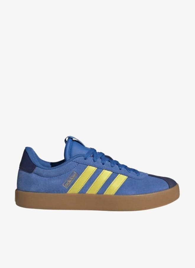 Adidas VL Court 3.0 Blue Leather Skate Sneakers - Image 1