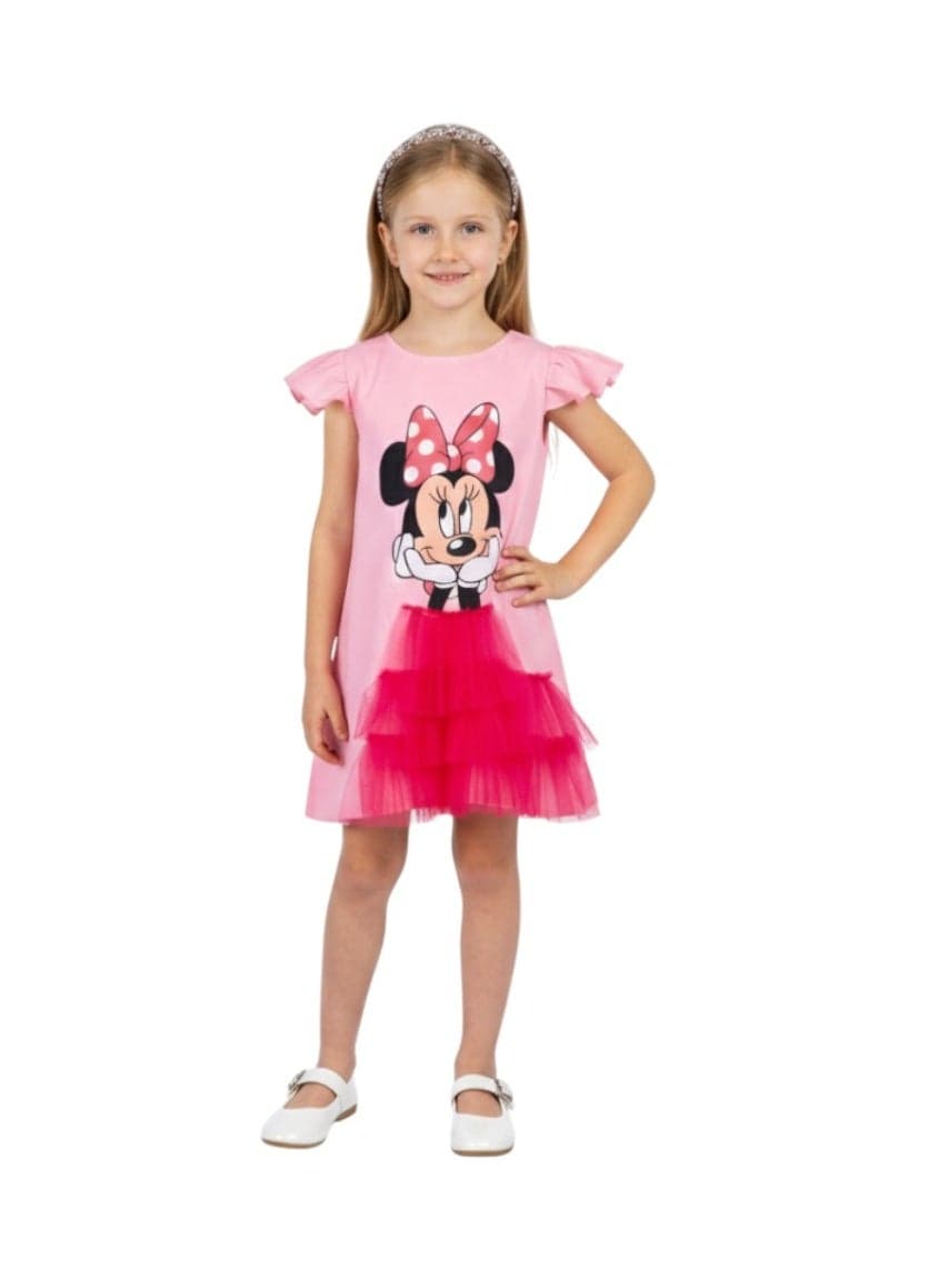 Minnie Mouse 3D Tulle Graphic Dress - Image 1
