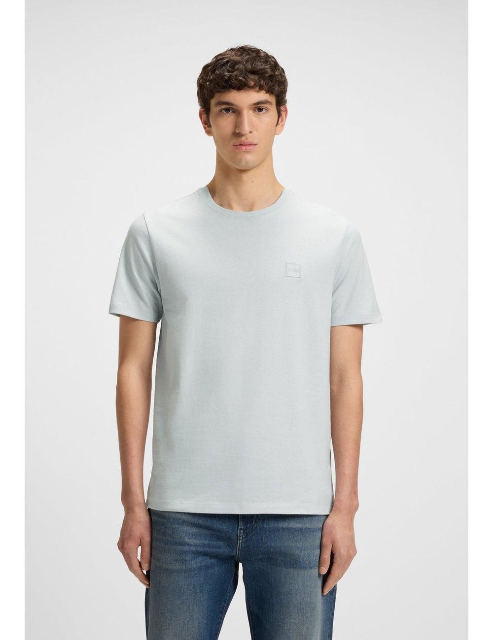 BOSS Cotton Jersey Logo Patch T-Shirt 50508584053 - Image 1
