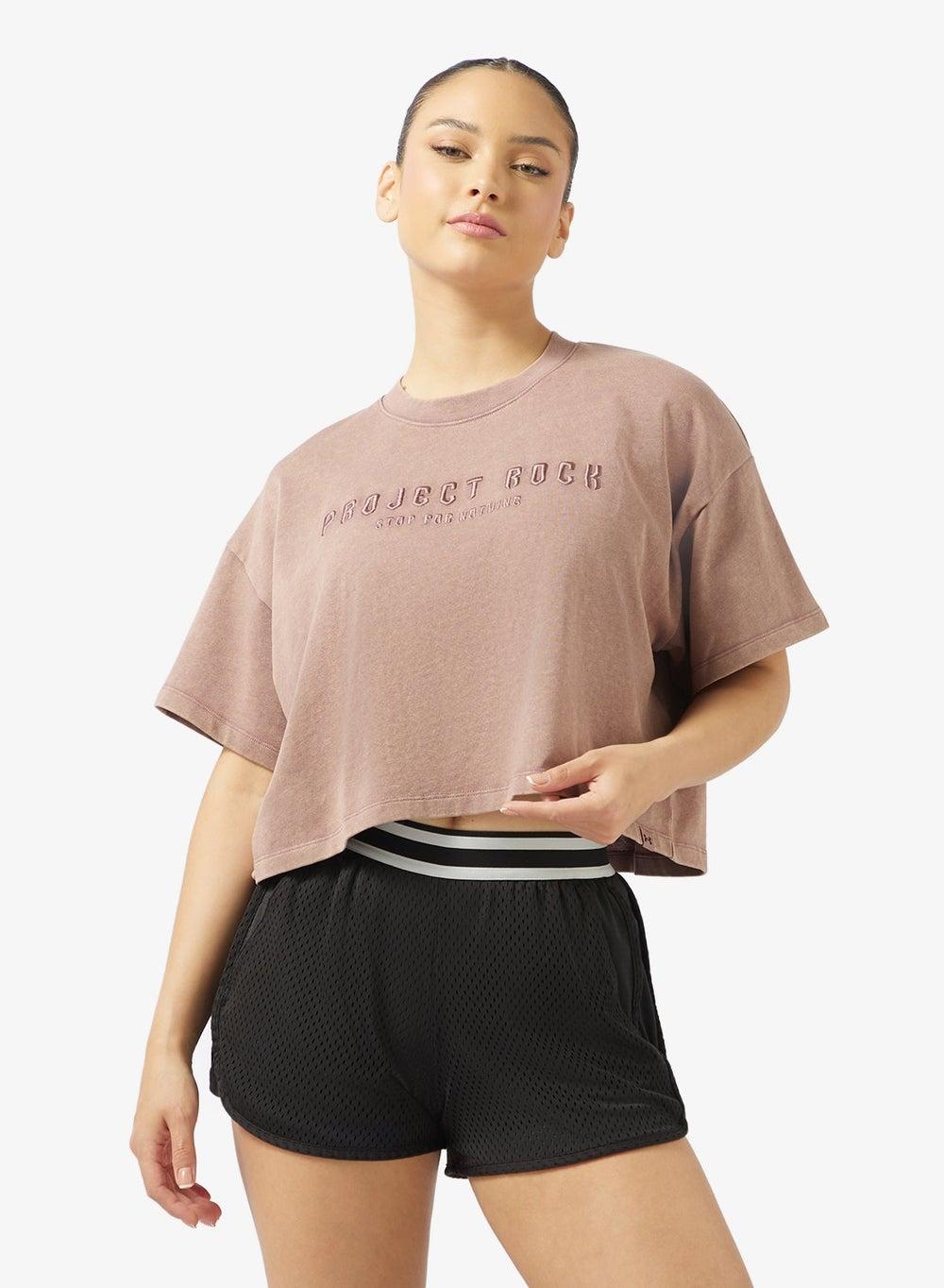 Project Rock Graphic Cropped T-Shirt 6007507 651 - Image 1