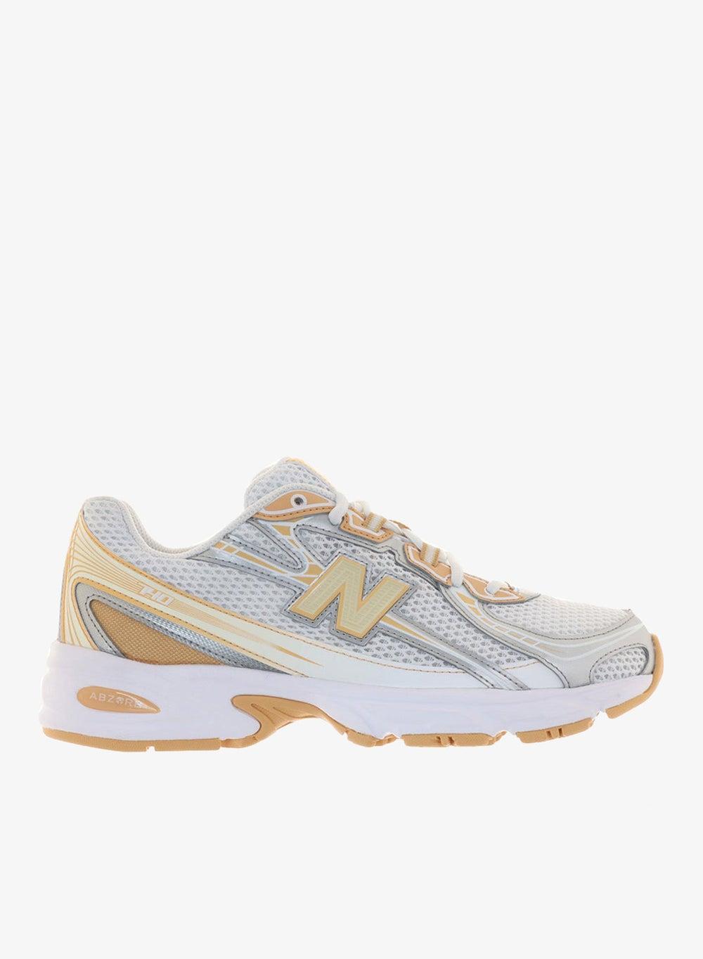 740 White Low-Top Lifestyle Sneakers U740Nh2D - Image 1