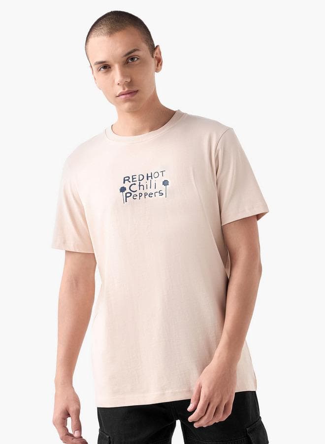 Red Hot Chili Peppers Graphic Cotton T-Shirt White - Image 1