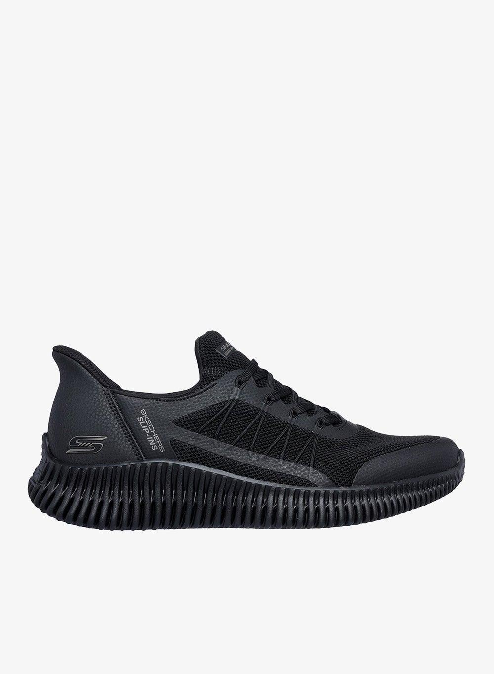 Bobs Geo Lite Black Knit Comfort Sneakers - Image 1