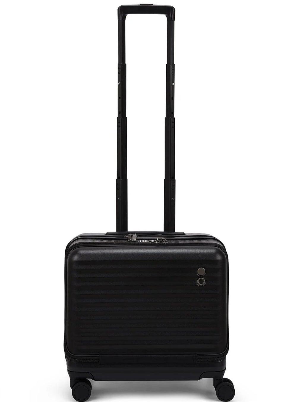 Celestra 43cm Polycarbonate Cabin Trolley Black PC183F - Image 1