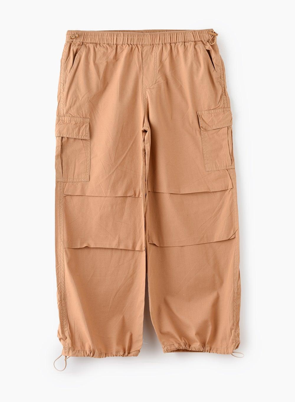 Jelliene Wbtng Sp2404C Tan Straight Cargo Pants - Image 1