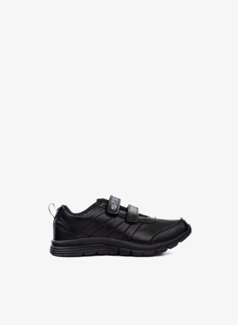 Junior Black Velcro School Shoes BF002 Comfort Fit - Image 1