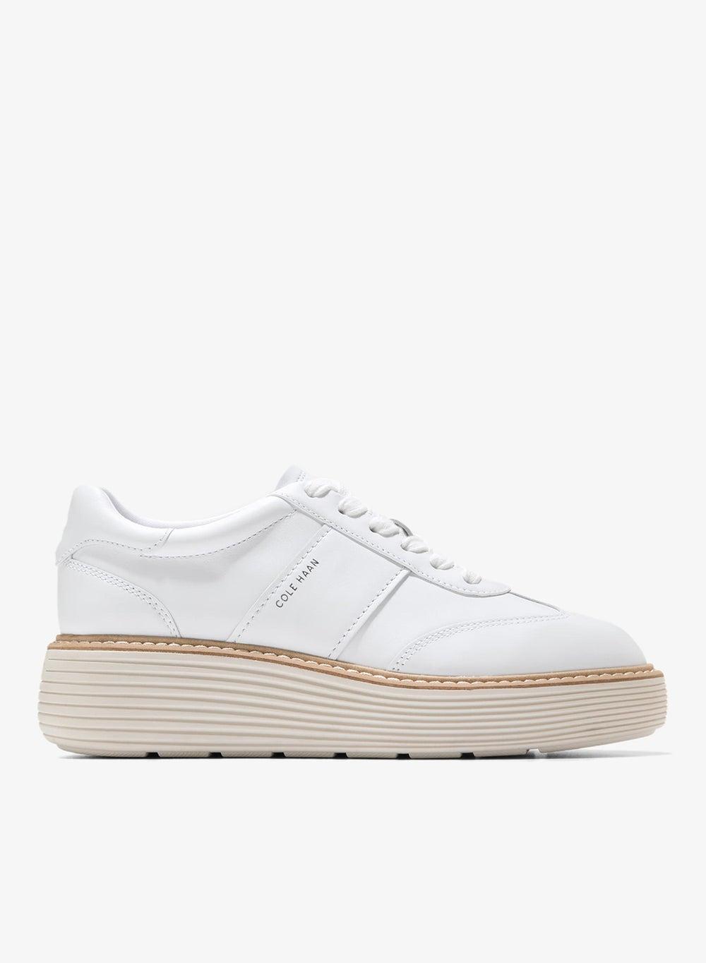 Women's OriginalGrand Max Platform White Sneakers Wide Fit - Image 1