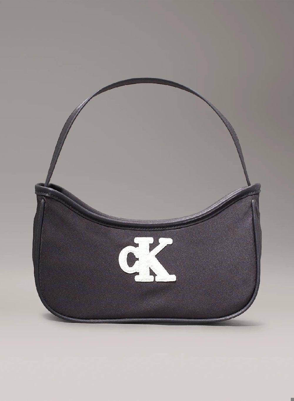 Girls Teddy CK Logo Shoulder Bag Black - Image 1