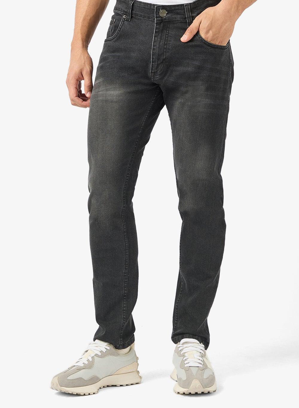 Straight Fit Black Denim Jeans Zopj4036 - Image 1