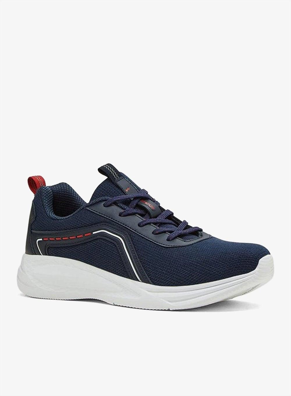 Men’s Athletic Sneakers 22G 1331 Navy Red Mesh - Image 1