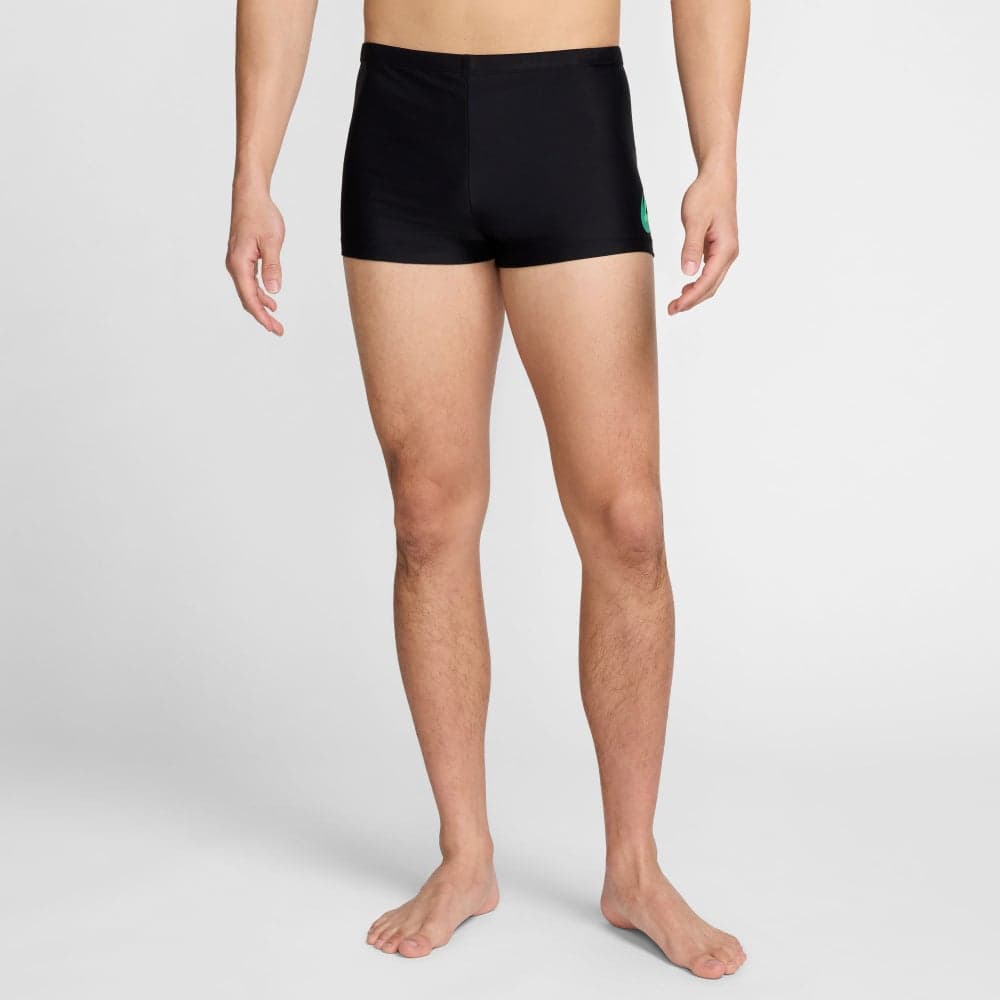 Men’s Square-Leg Swim Suit Black Performance Fit - Image 1