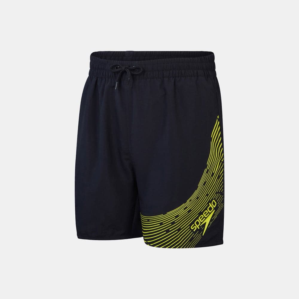 Kids Medley Logo Swim Shorts 15" Graphic Black - Image 1