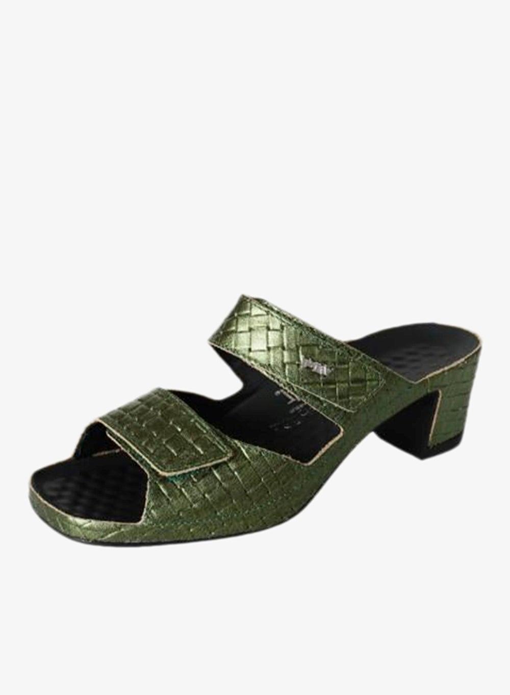 Vital Joy Grito 05204 Green Leather Sandals - Image 1