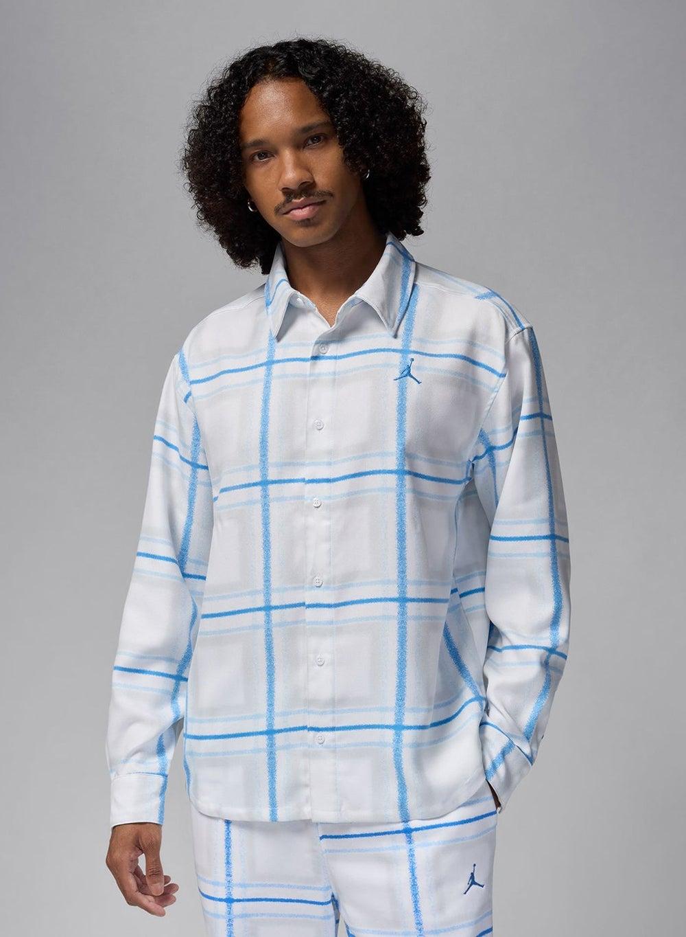 Jordan Essential Plaid Flannel Shirt FZ8759 Classic Fit - Image 1