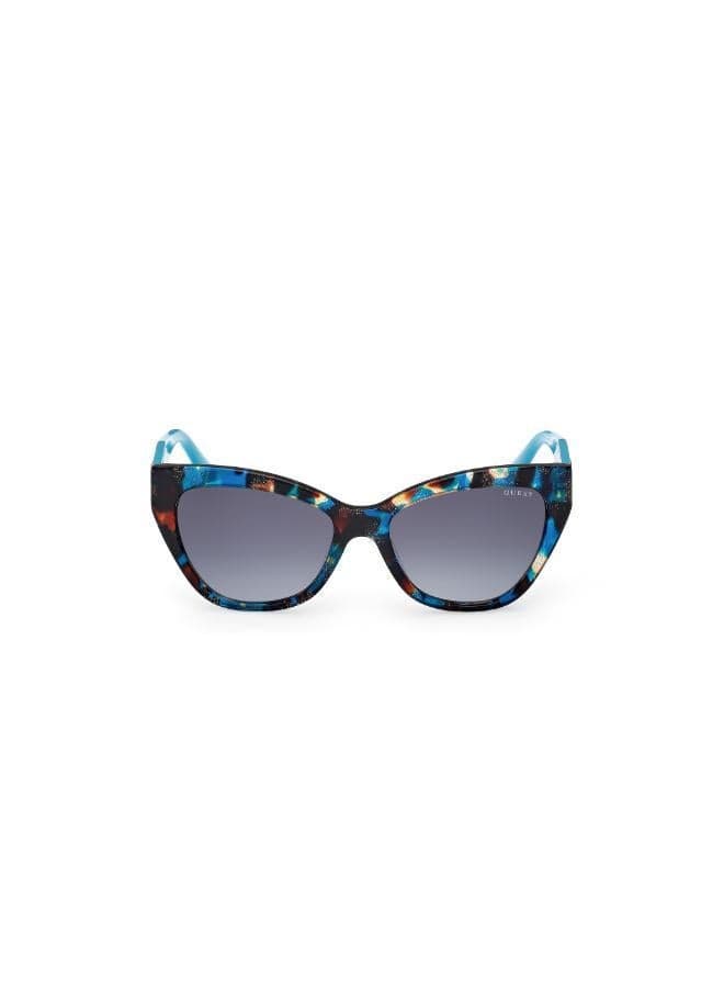 Shiny Turquoise Wayfarer Sunglasses Gu0020487P55 - Image 1