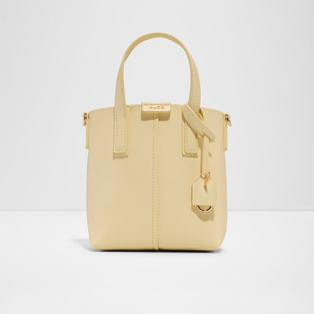 Amelina Light Yellow Top Handle Satchel - Image 1