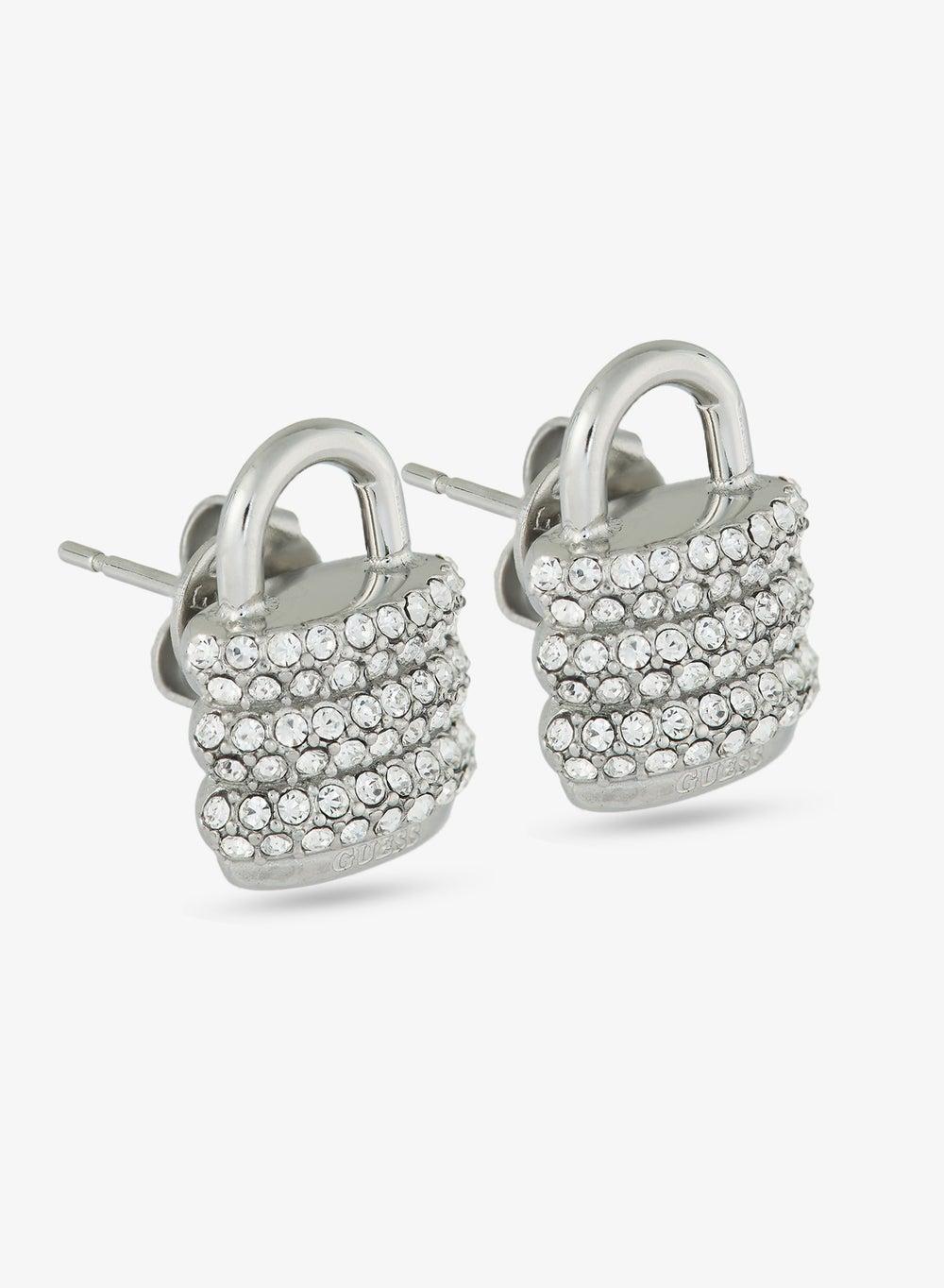 Guess Secret Crystal Rhodium Ear Cuffs Jube05419Jwrh - Image 1