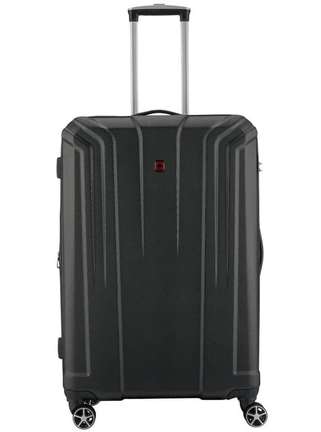 Wenger Destination 77cm Expandable Hardside Luggage Black - Image 1